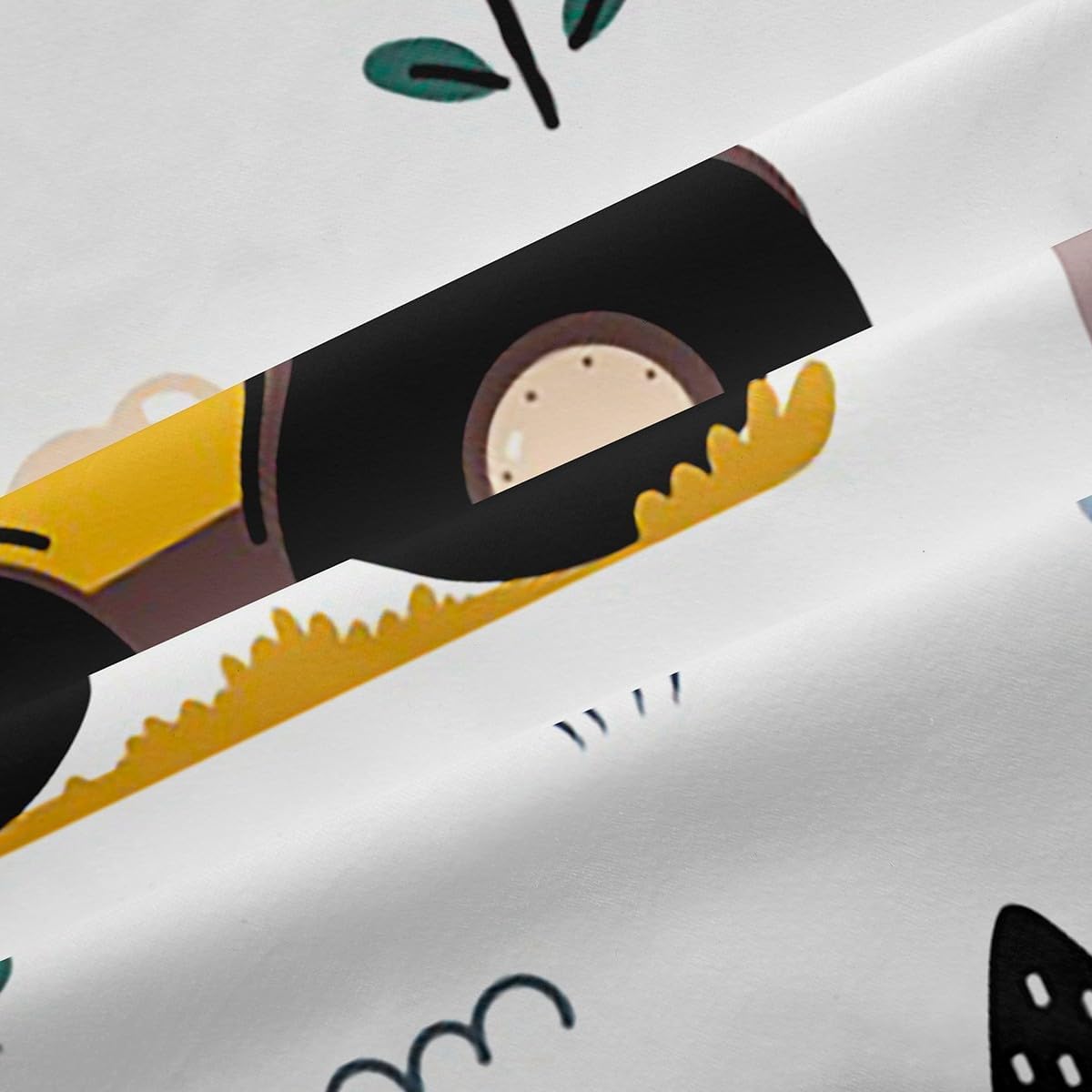 Tractor Darkening Dreapes (2 Panels, 42 x 84 Inch) Cartoon Farm Equipment Trucks Curtains for Bedroom Living Room Kids Boys Decor Farm Animal Blackout Curtains Farm Nursery Decor Window Treatments