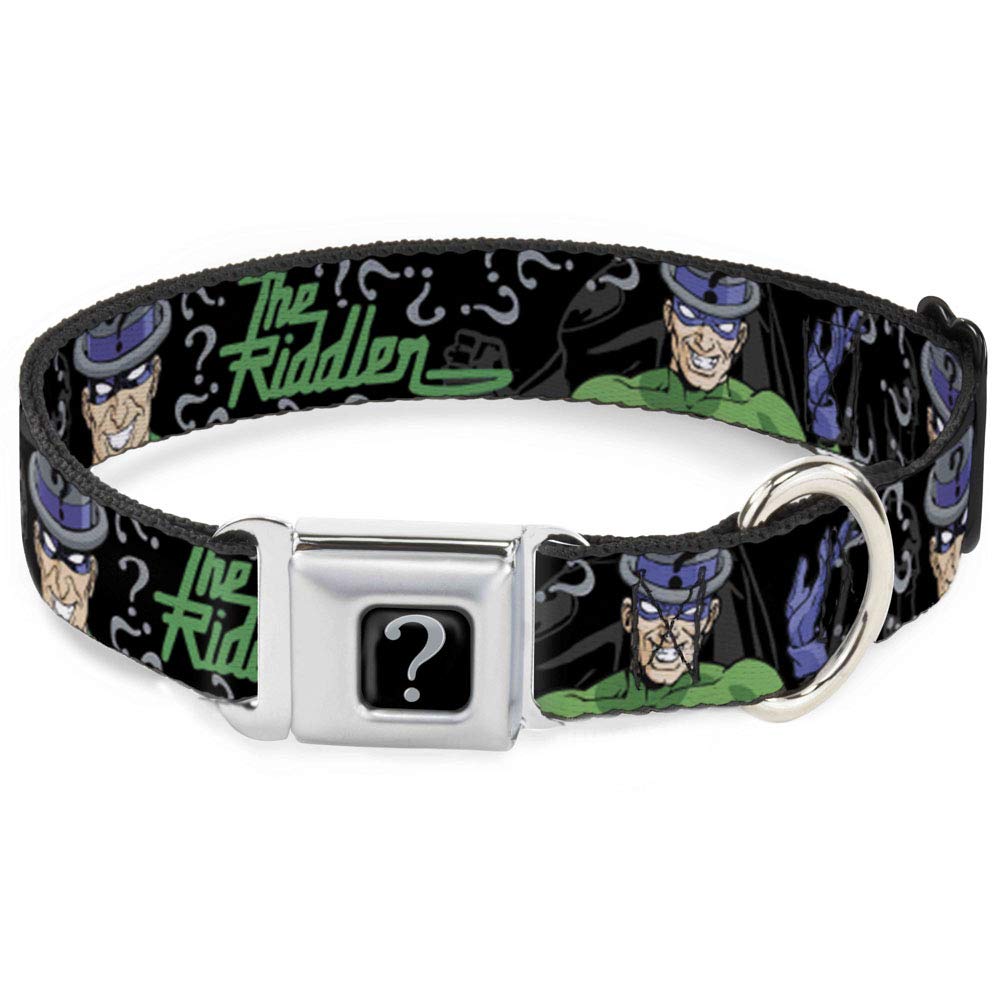 Collier de chien Buckle Down RDA-Riddler ajustable nylon large nylon M