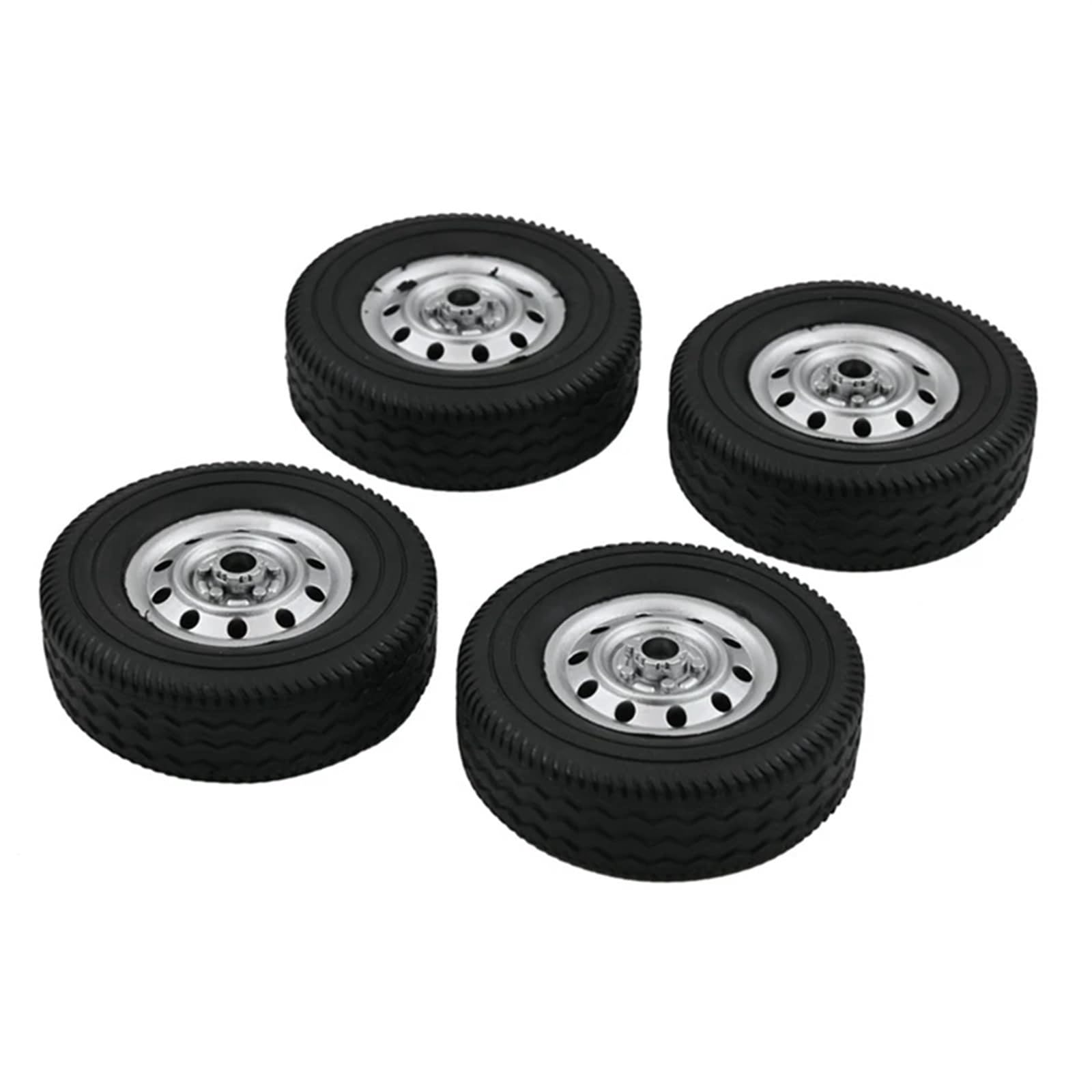RC Pneus Jante Compatible avec WPL pour D12 8 Pièces Pneu De Roue 1/10 RC Camion Voiture Mise À Niveau Pièces De Rechange Accessoires RC Accessoire De Remplacement