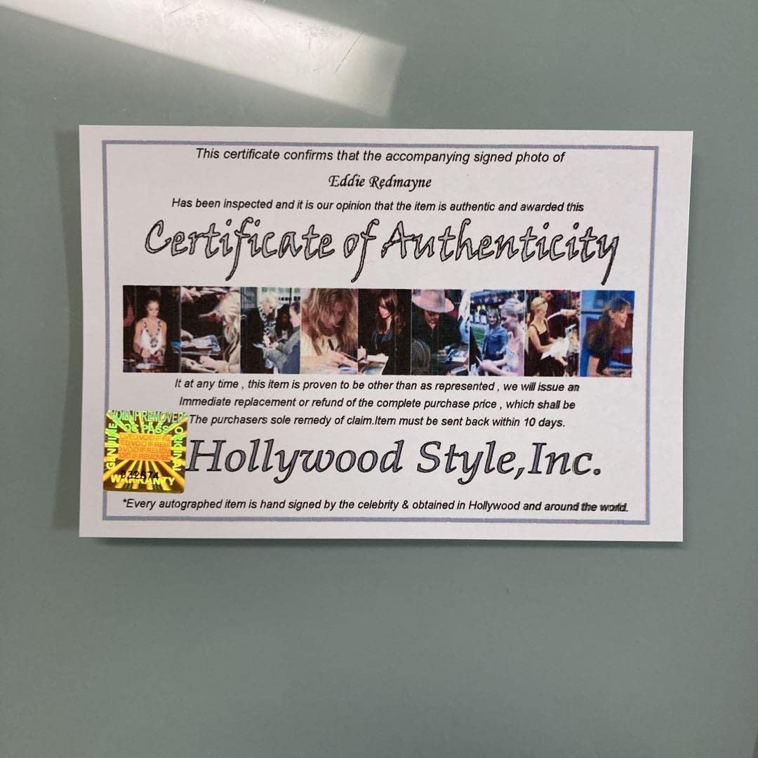 Amazon.co.jp: エディレッドメイン直筆サイン入り超大型写真…Eddie  