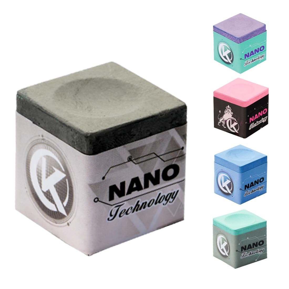 KONLLEN Craie De Billard Professionnelle Avec Nano-technologie Dédiée Aux Joueurs Nationaux De Billard (performance Exceptionnelle, Réduit Les Risques De Déformation, Durable, Faible Déflexion