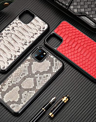 Étui iPhone 13 Mini cuir python KANUZ coque antichoc 2021