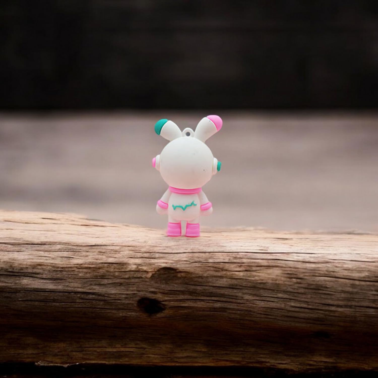 Spiaty Rabbit Astronaut Home, Car and Office Decor Figurine (Small, Pink, Set of 2) 1