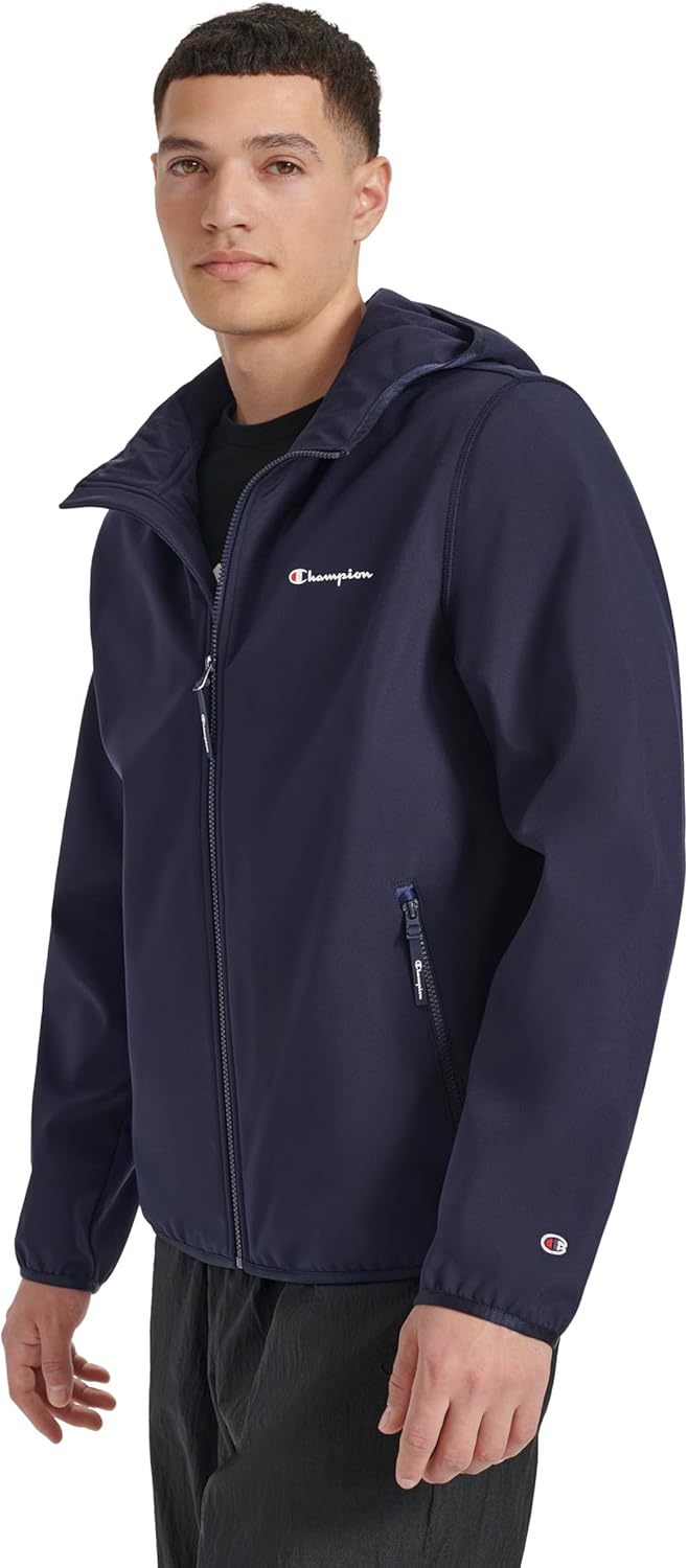 Champion Men's Lightweight Active Soft Shell Jacket With Hood