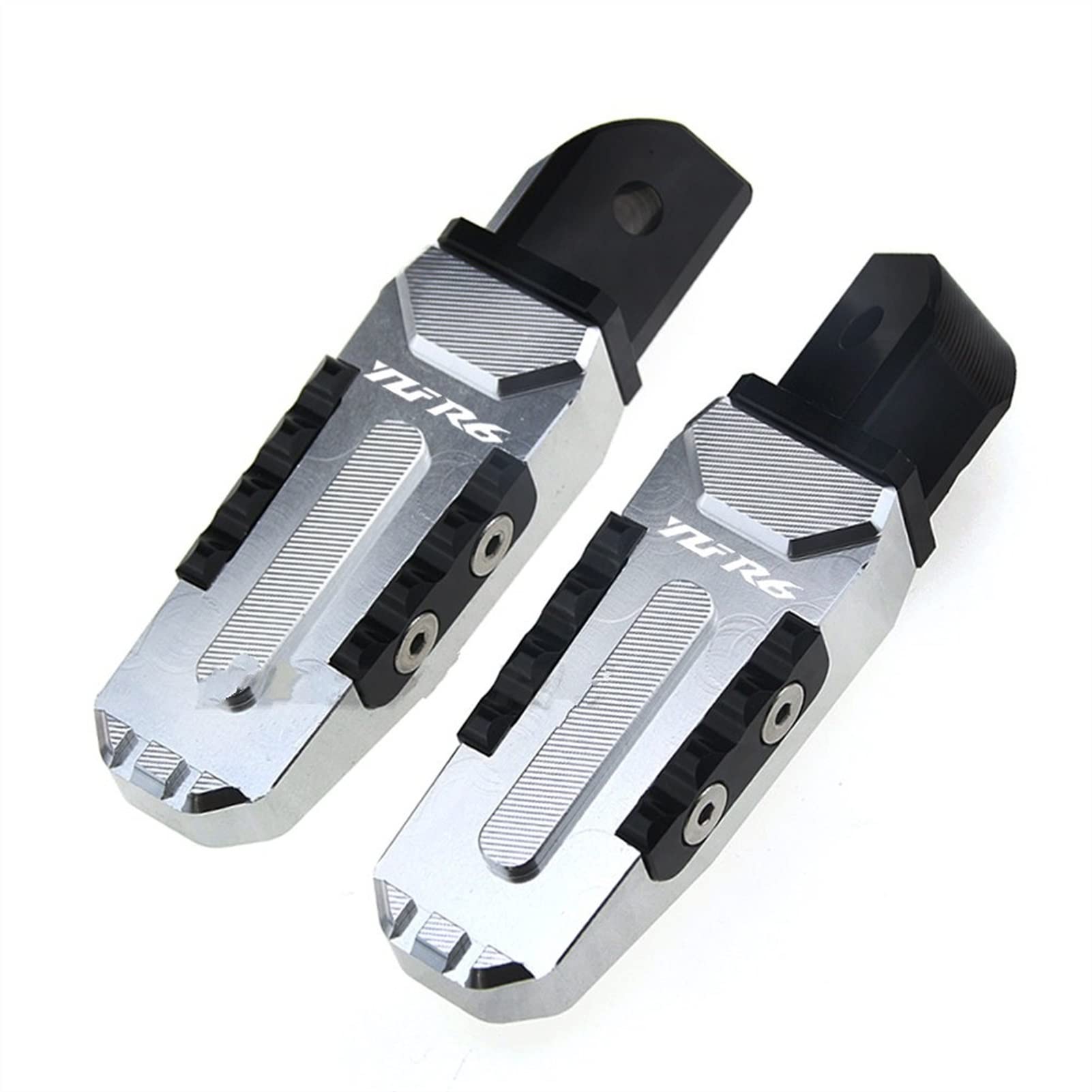 Repose-pieds arrière pour Yamaha YZF R6 de 1999 à 2008 pédale passager argent
