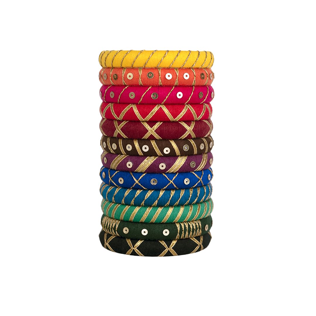 See full amazon price history chart for Taasha Craft Fluorecent Gotapatti Handcrafted Cotton Thread Bangles, Handcrafted Cotton Thread Bangle Set for Women & Girls Size 2.8 Set of (12 Bangles) Taasha Craft Fluorecent Gotapatti Handcrafted Cotton Thread Bangles, Handcrafted Cotton Thread Bangle Set for Women & Girls Size 2.8 Set of (12 Bangles) (B0D9BWQHRH) Amazon Price History, Amazon Price Tracker