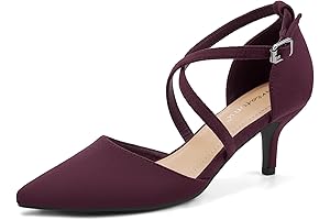 Women's Plum Low Heel Pumps: A Charming Accent for Every Occasion