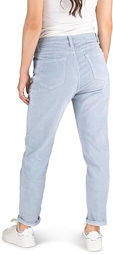 Lizzy grijze dames jeans met uitlopende pijpen en een hoge taille | Circle Of Trust official webshop