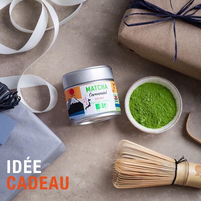 ORIGEENS Ceremonialny Organiczny Matcha - Zielona Herbata w Proszku - Pudełko 30gr