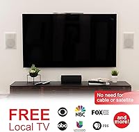 Vista 6 de GE Hover Antena de TV digital HD amplificada, antena de TV inteligente de largo alcance, diseño fácil de montar en la parte superior, compatible