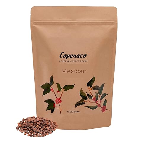 Coperaco Chiapas Mexicano café de grano entero dulce  lleno  con notas de chocolate tostado medio equilibrado y suave Gourmet artesanal 100 árabica disponible en Yaxa Colombia