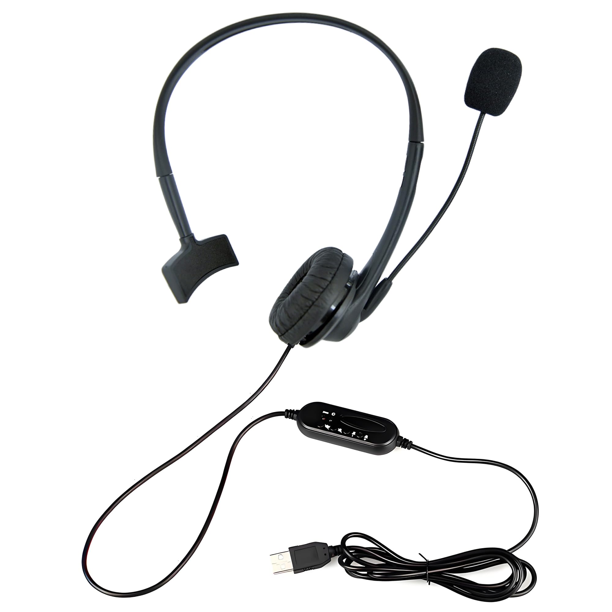 Wired Headset with Noise Cancelling Mic, USB Plug & Play for PC/Laptop, Conference & Online Learning.-image-29