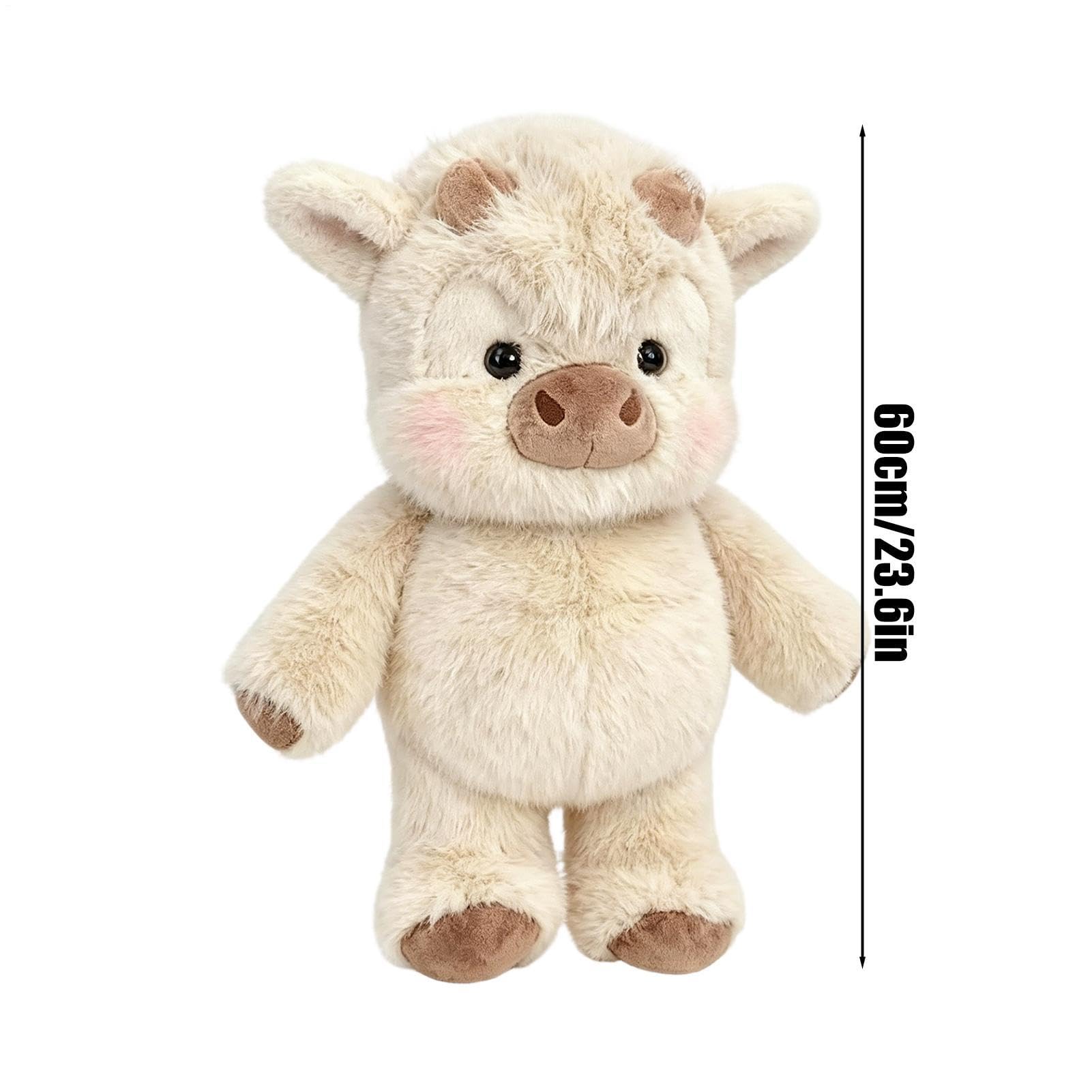 Running Cow Plush | Wild Boar Plush Toy | Running Calf Soft Toy | Wild Boar Stuffed Animal Plushs | Stuffed Wilds Boars Collectible Dolls | Cute Soft Cartoon Sheep Home Decor for Girls & Boys — view 2