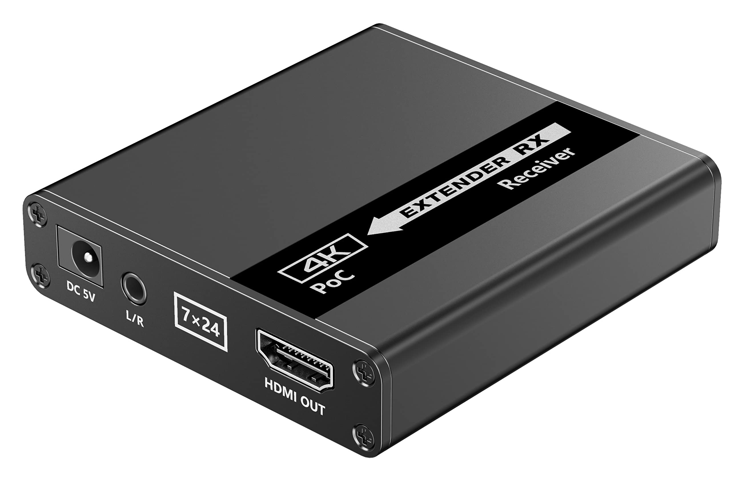PremiumCord HDMI 1-2 Splitter + Extender via Cat6 / 6a / 7, Ultra HD 4K @ 30Hz à 70m, Habillage en Métal, 2 Destinataires avec Alimentation, Dolby TrueHD, 3D, EDID, CEC, HDCP2.2