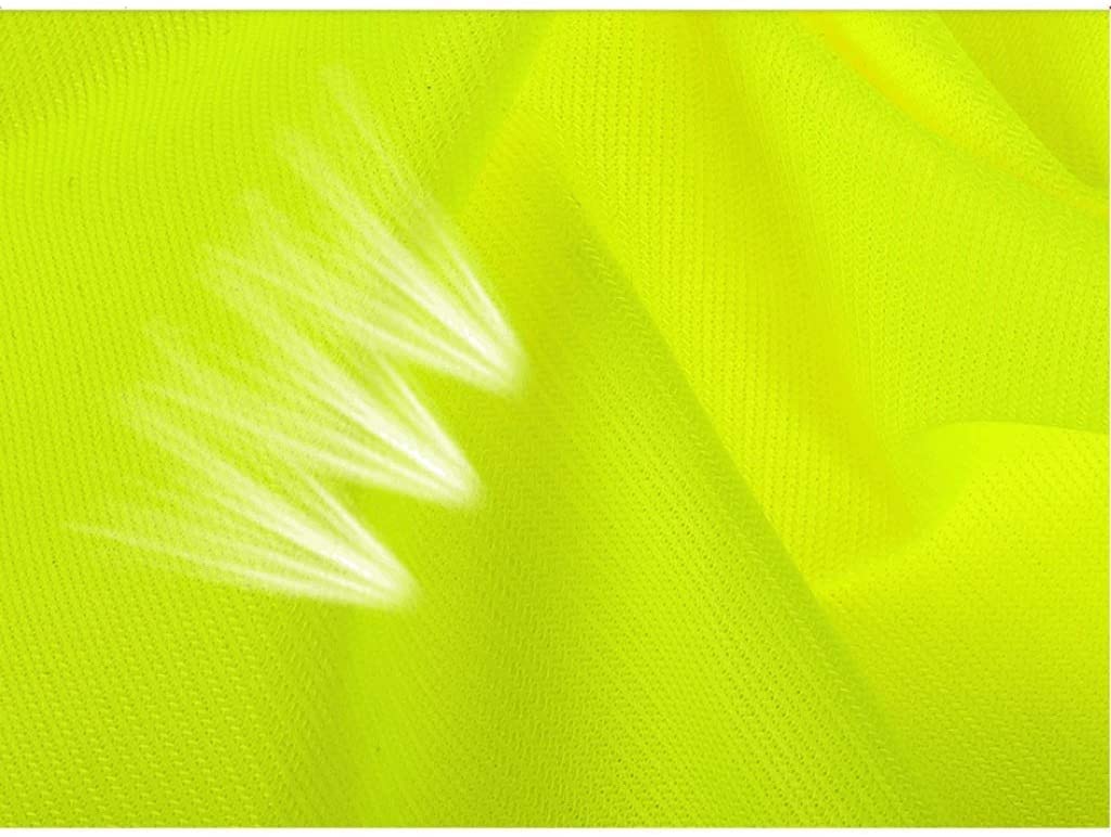 Chaleco reflectante de alta visibilidad Chaleco reflectante de seguridad para el tráfico Chaleco para caminar de noche Chaleco de seguridad más adecuado para salir Chaqueta reflectante de seguri