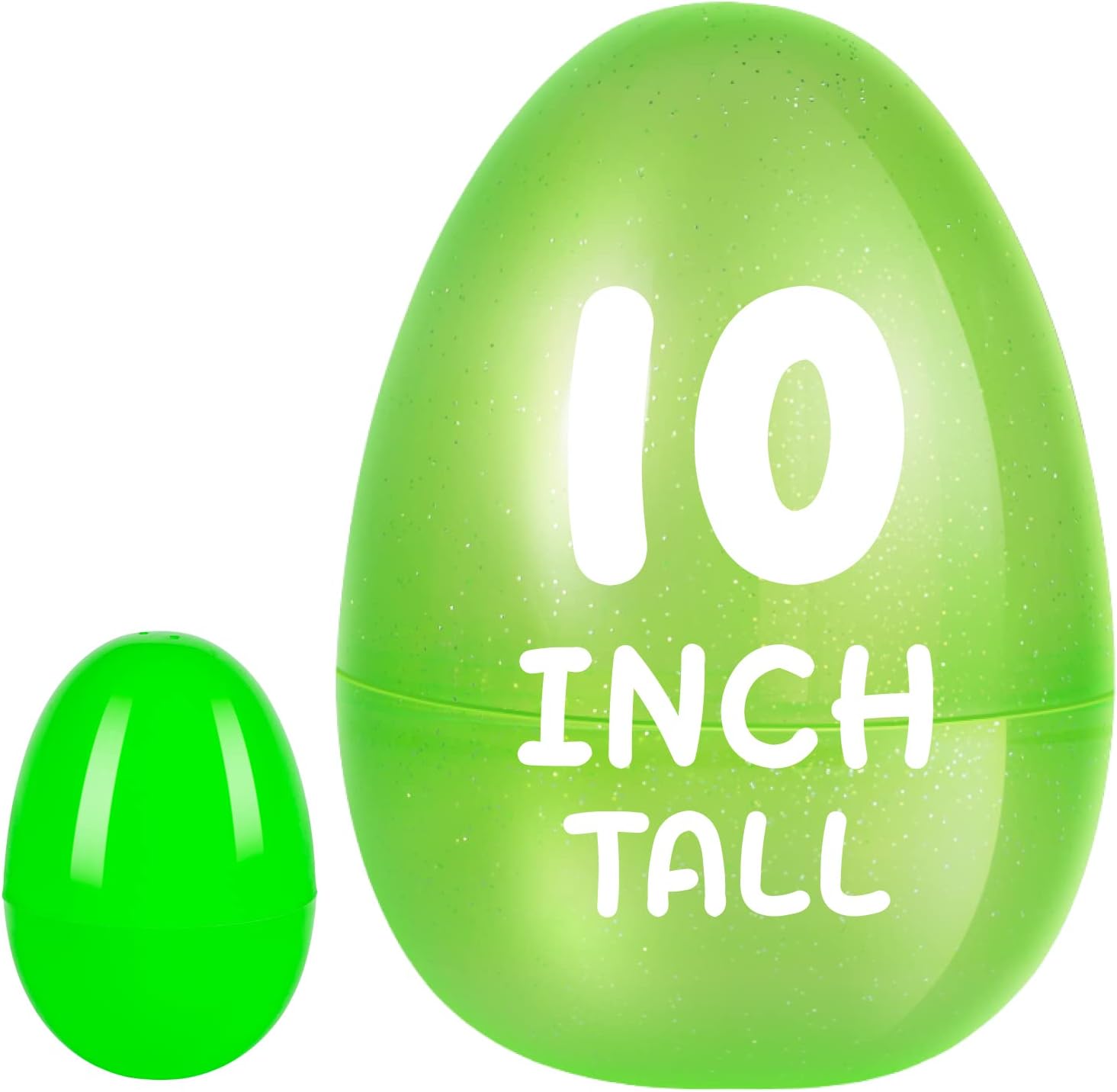 Shemira 8 PCS 10" Jumbo Easter Eggs, Large Plastic Eggs, Fillable Eggs for Egg Hunt, Empty Easter Eggs, Easter Basket Stuffers Fillers, Easter Party Favor, Easter Decoration