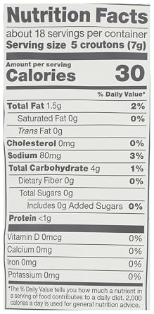 365 by Whole Foods Market, Organic Caesar Croutons, 4.5 Ounce