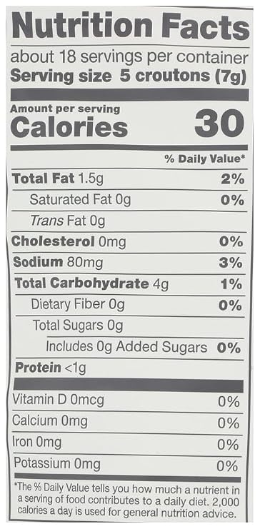 365 by Whole Foods Market, Organic Caesar Croutons, 4.5 Ounce