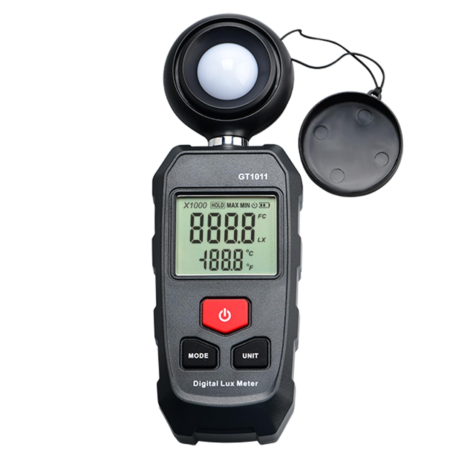 Luminance Tester Illuminometer Light Meter with Digital Readout for Precises Brightness Analysis in Multiple Environment Light Intensity Meter Gauge