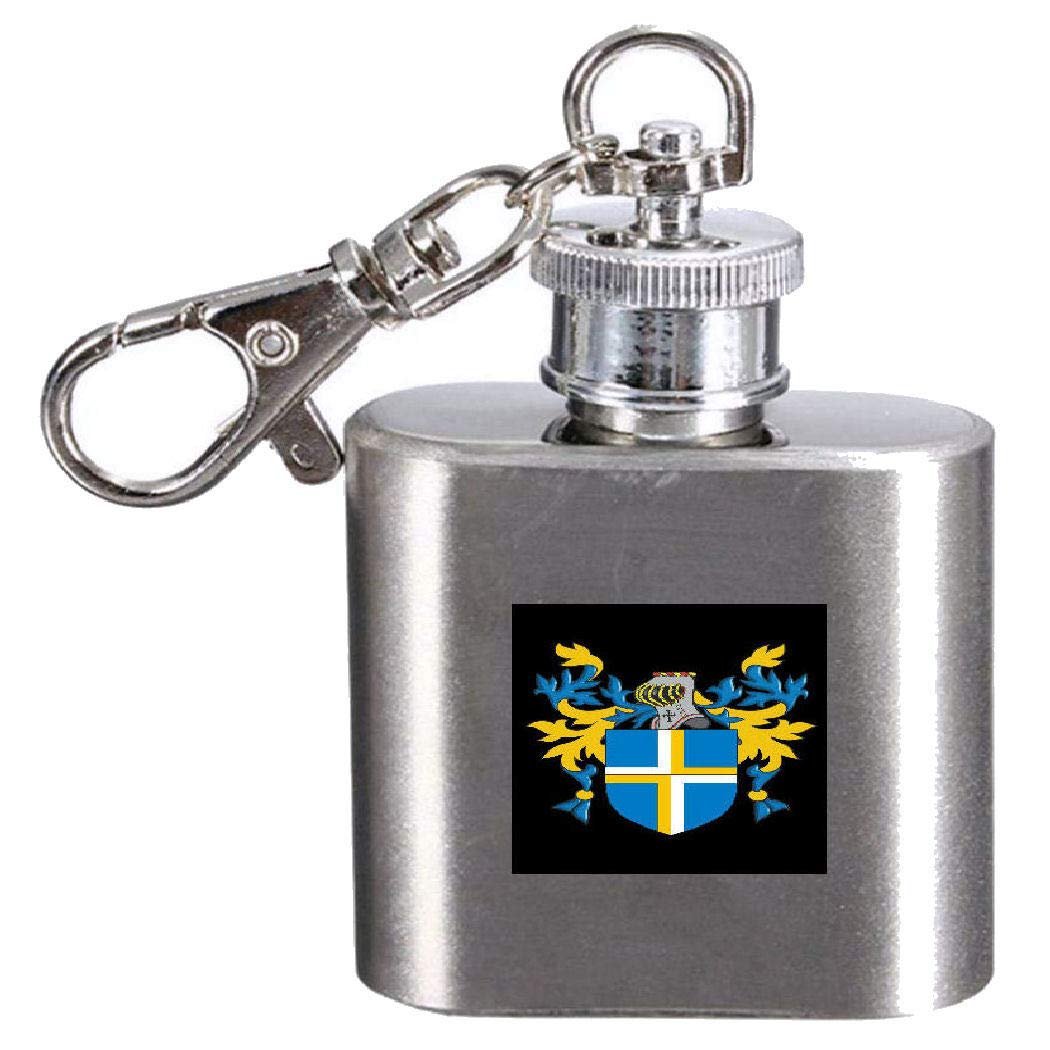 Flasque écusson famille Lees 28,3 ml : finis les flacons encombrants pour vos spiritueux