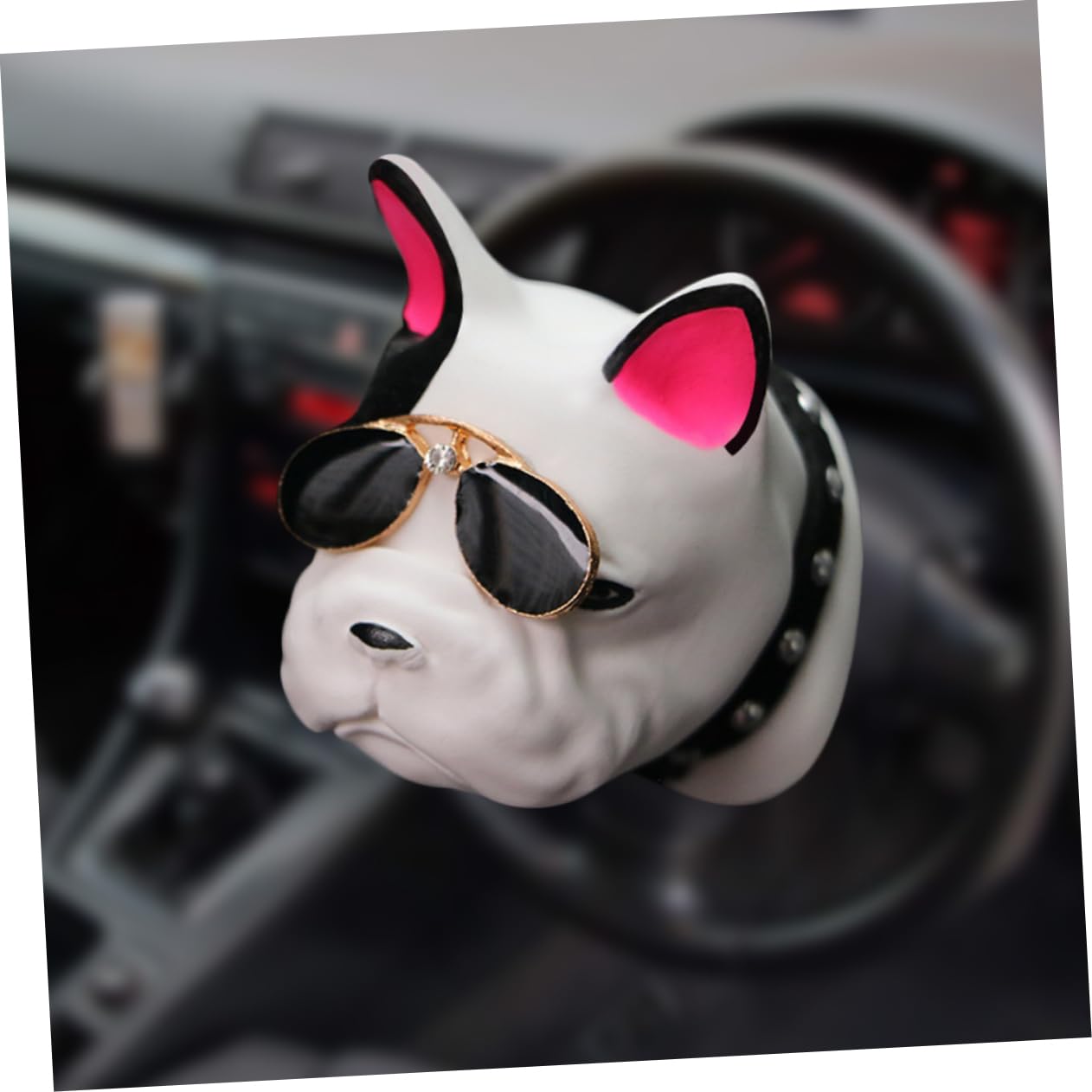 ibasenice 4 Stück Diffusorclip Duft Ätherischer Öle Im Auto Auto-duftdiffusor-entlüftungsclip Haustier Miniatur Auto Clips Autoclip Aromatherapie Weiß Französischer