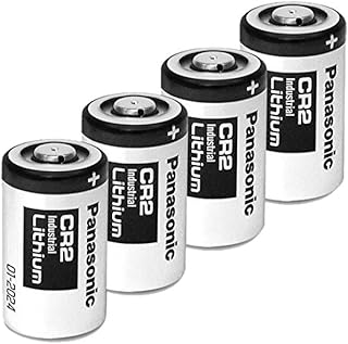 Panasonic CR2 Lithium Battery, Photo Lithium,3V Batteries for Mini 25/ Mini 50 /Mini 50S/ Mini 55 Pivi MP-100 & SP-1- Silver (Pack of 4)