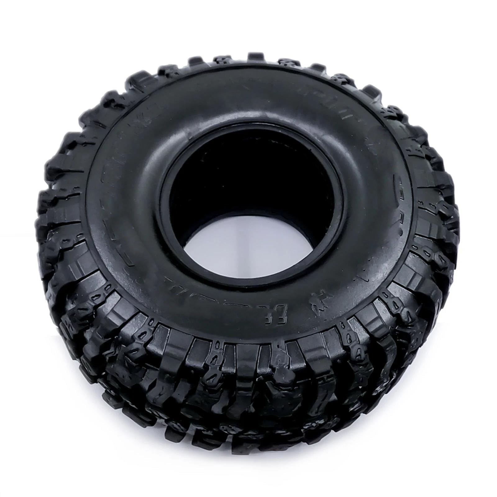 Compatible con Axial para SCX10 SCX10 II 90046 AXI03007 para Traxxas TRX-4 115 * 45MM 1,9 "neumáticos De Goma para 1:10 RC Rock Crawler RC Coche NeumáTico Piezas
