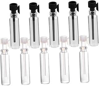 فوميز. 100 قطعة من زجاجات اختبار العطور، حاويات مستحضرات التجميل للسفر، حاويات بلاستيكية شفافة، زجاجة شفاه شفافة، زجاجات عطر، زجاجات قطارة، زجاجات زجاجية صغيرة