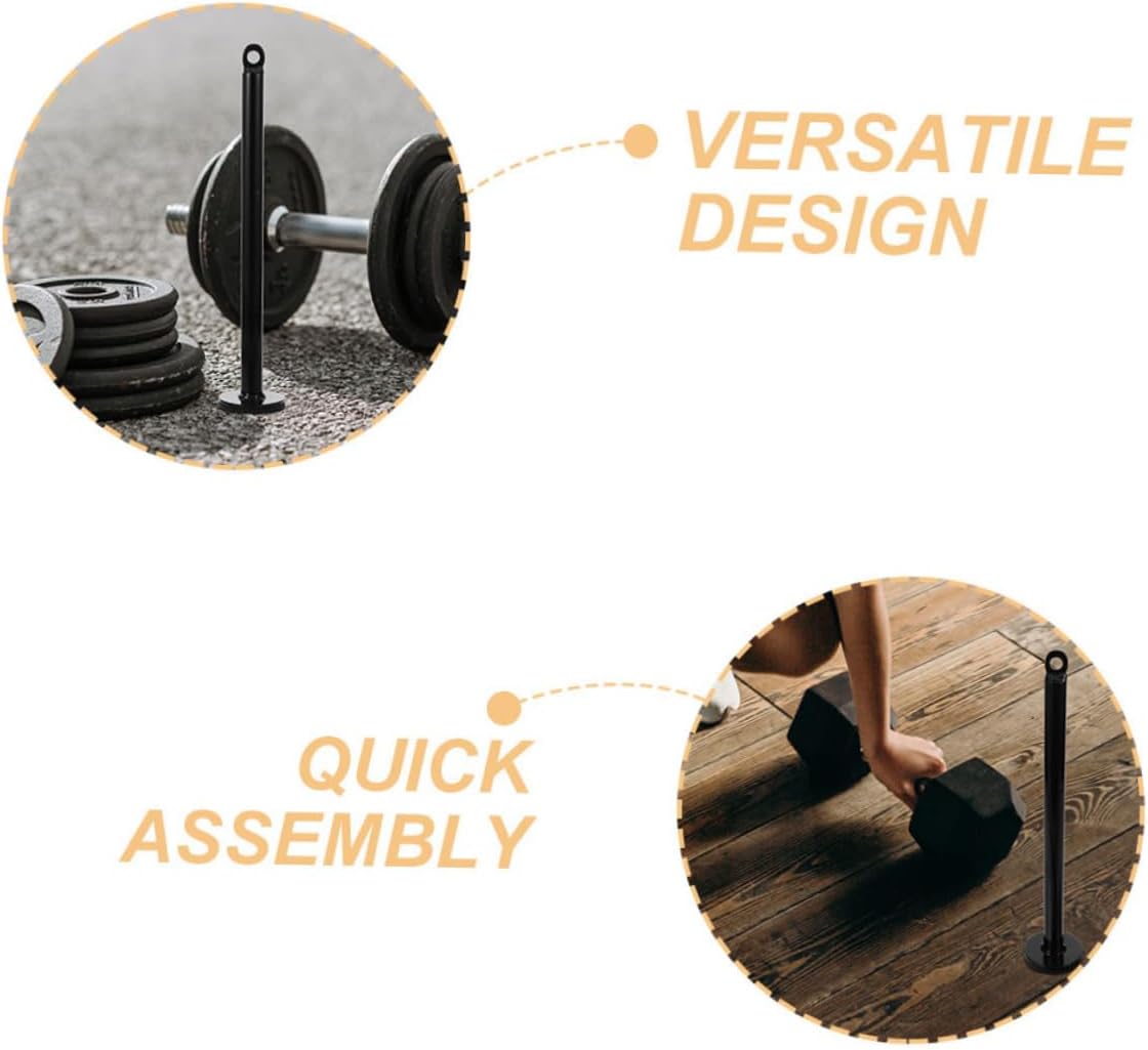 UPKOCH 2Pcs Weight Plate Rack for Fitness Loading Pin Durable Arm Muscle Training Equipment Versatile Storage for Home Gym Workouts High Load Capacity Fitness Supplies