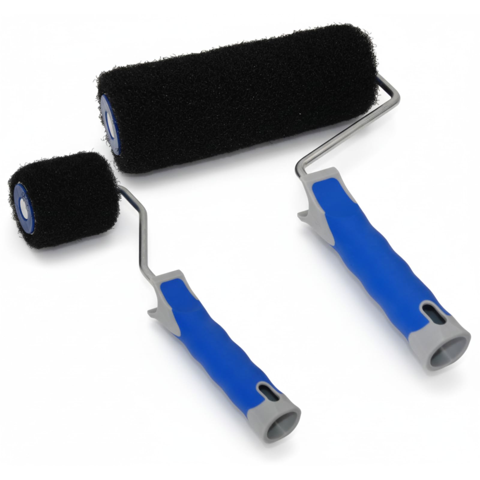 DEWEPRO Beschichtungsroller Set in den Breiten 230mm und 80mm für Spachtelmasse - Rollspachtel - Spezial-Roller für pastöse Spachtelmassen
