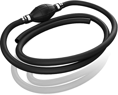 Bomba de sifón de alto flujo, Bomba de sifón de transferencia diesel de gasolina, aceite de gasolina, bomba de sifón manual portátil para líquidos