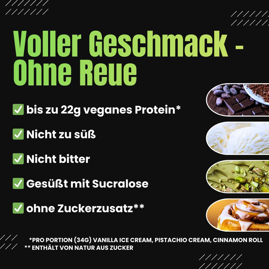 Chemp Pure 100% Hanf Protein Pulver Schokolade - Proteinpulver Vegan - Glutenfrei - Ohne Soja | 30 x Portionen - 1020g - Double Rich Chocolate - Mit Süßungsmittel