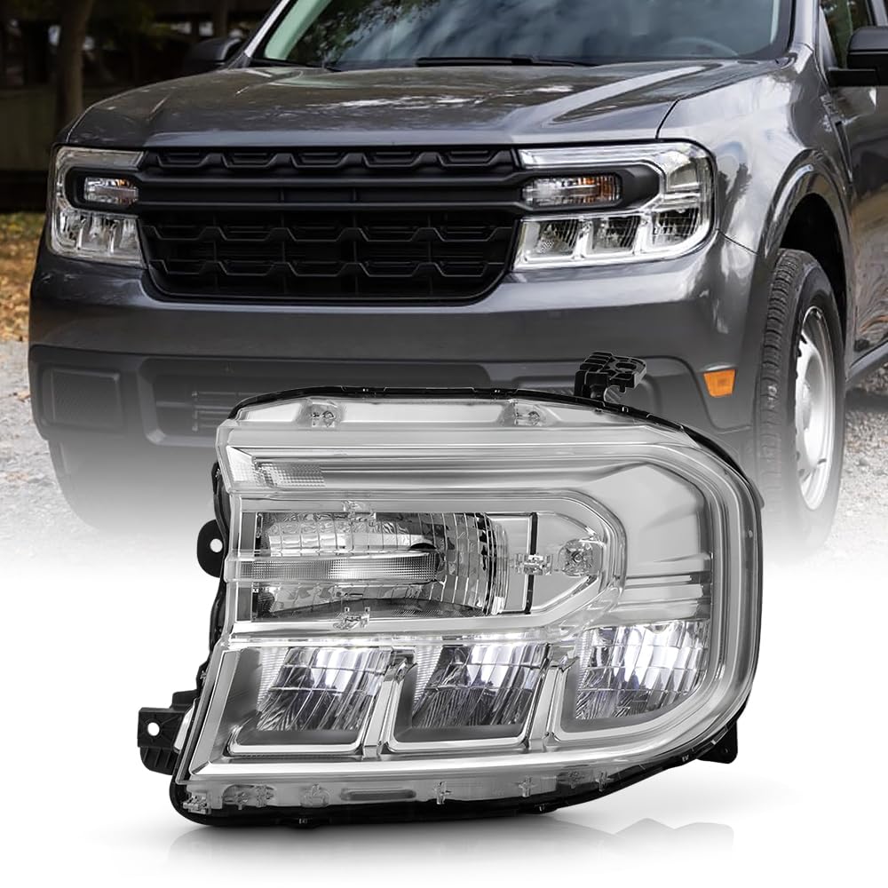 KEEKPO - For 2022 2023 2024 Ford Maverick w/o LED DRL LED Headlight Headlamp Replacement Left Driver Side