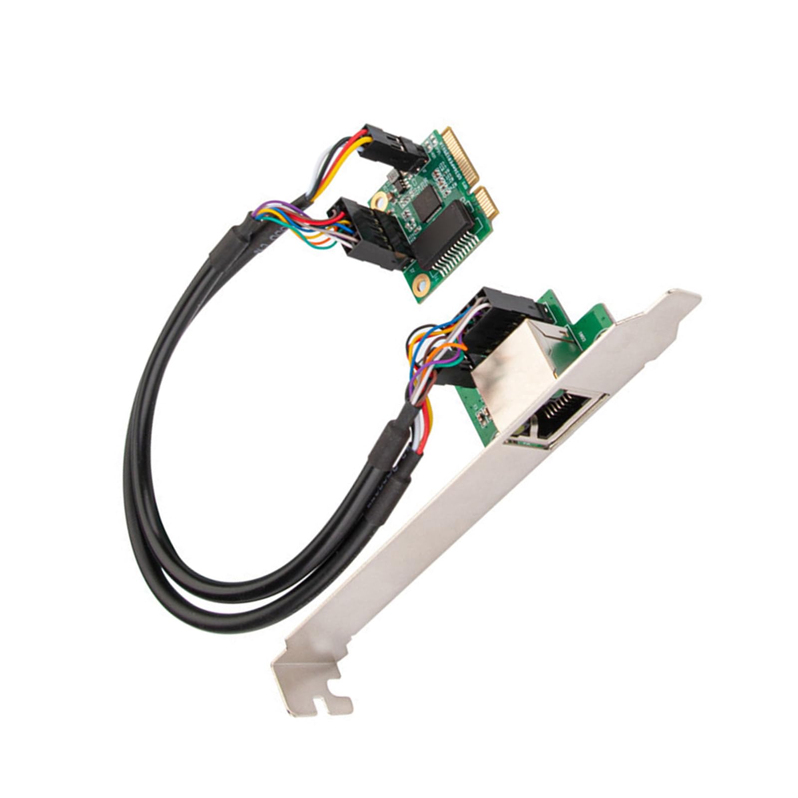 Tarjeta de red PCIe de 2,5 Gbps Gigabit Ethernet puerto unico RJ45 LAN para servidor Windows Linux 7