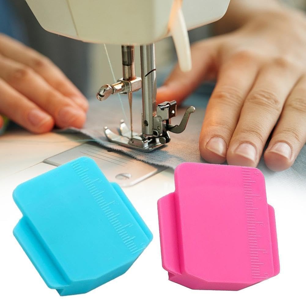 YHNDECO Guide De Couture Magnétique 2 Pièces, Accessoire De Couture Universel Pour Machines A Coudre Avec Echelle Ourlet Multifonction Polygonal Pour Debutants