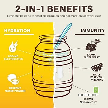 Salud 2-Pack | 2-in-1 Hydration + Immunity (Horchata) & Hydration + Immunity (Pineapple) 15 Servings Each, Agua Fresca Drink Mix, Non-GMO, Gluten Free, Vegan, Low Calorie, 1g of Sugar