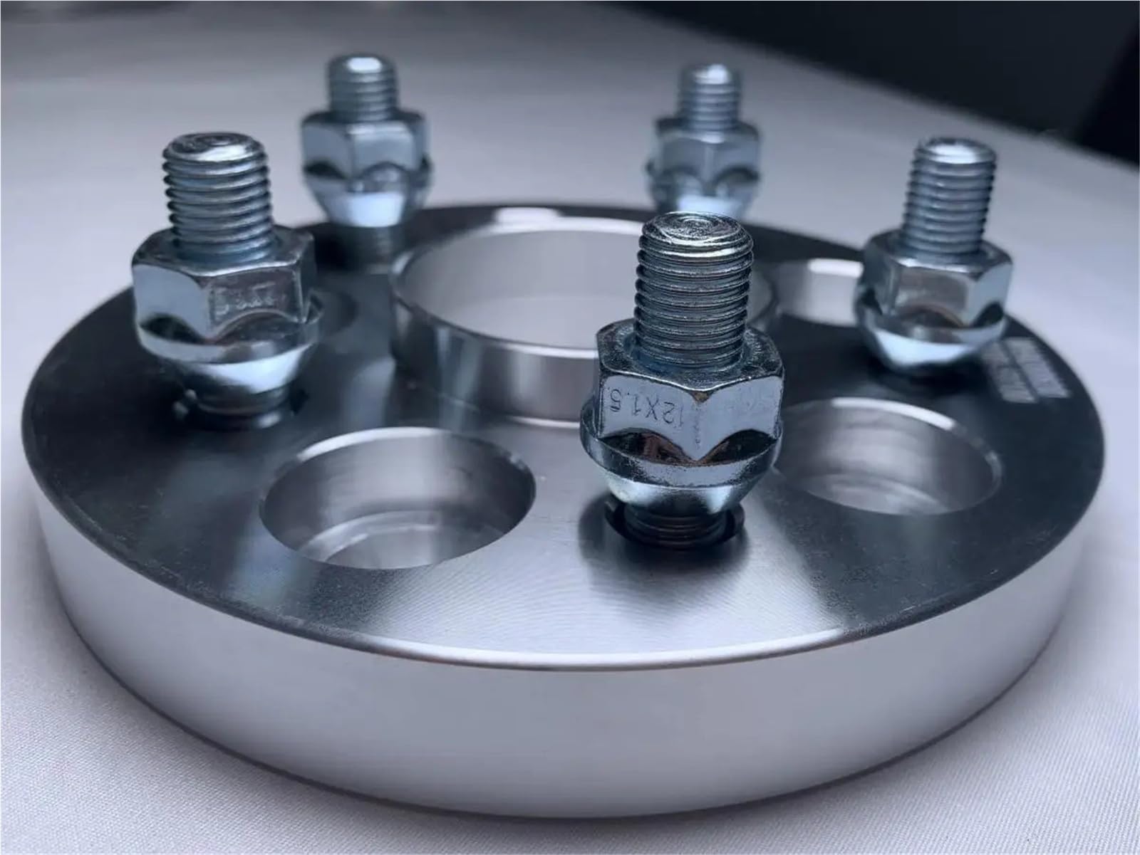 2 adaptadores de rueda de 20 mm, espaciadores P/C/D 5x108 a 5x112, buje C/e/n/t/r/i/c, 63,4-66,6 mm, espárragos M12x1,5