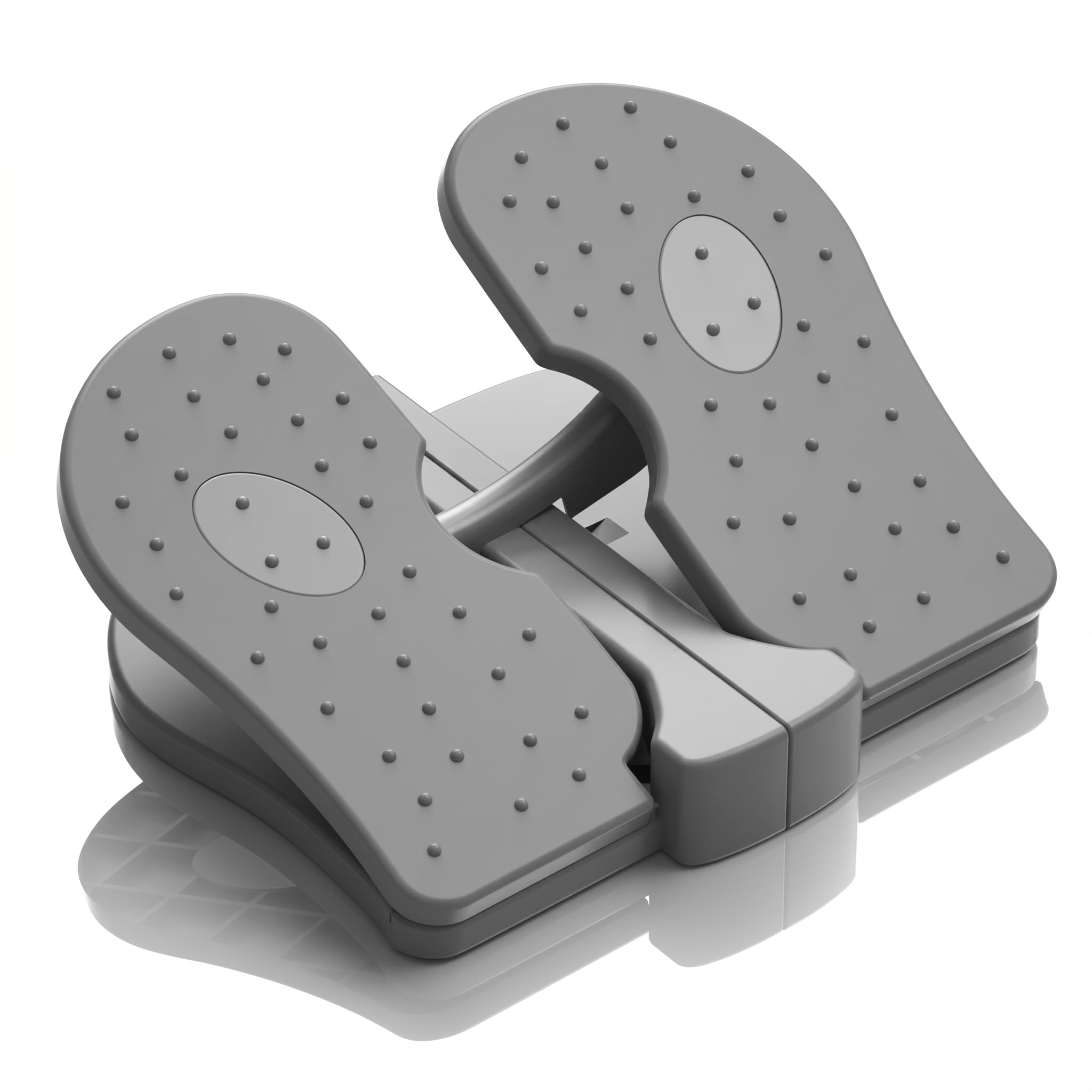 Changor Machine Pas à Pas pour Les Pieds, Appareil D'entraînement Silencieux et Pliable pour Les Jambes, pour la Maison et Le Bureau, Pédale d'exercice Compacte en Nylon renforcé sous Le Bureau