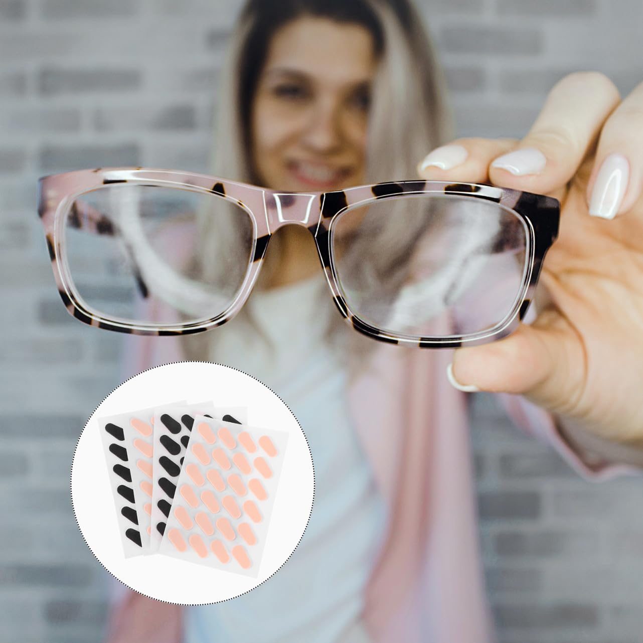 CALLARON 3 Series Almohadillas Para Los Vasos Gafas De Sol Gafas Sol Antideslizante Sun Glasses Gafas Para Sol Almohadillas Para La Nariz as Nasales Para Anteojos 48 Pares*3