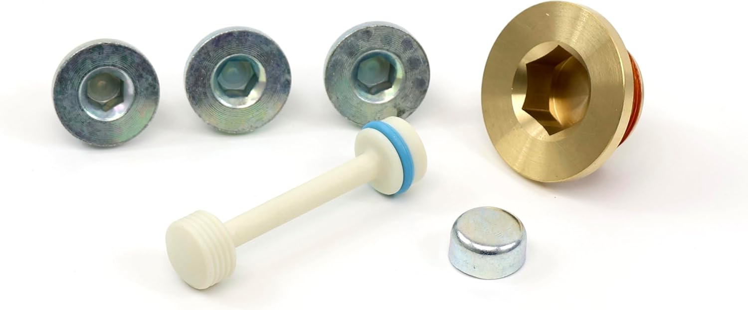 Michigan Motorsports LS Engine Block Coolant & Oil Plug Kit - Fits 4.8 5.3 5.7 6.0 6.2 LS1 LS2 LS3 LQ4 LM7 L99 LR4 | Includes Barbell Oil Galley Plug