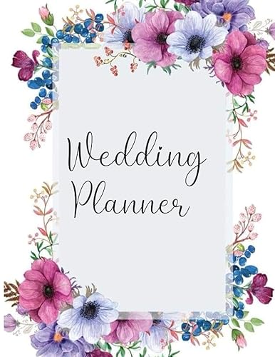Weeding Planner: Complete Wedding Planning Notebook &amp; Organizer with Checklists ; wedding planner notebook Wedding Planner Book with Floral Rustic ... planner journal notebook guest list book
