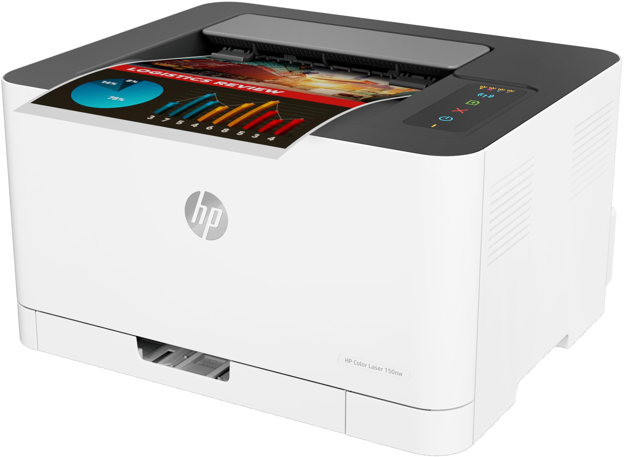 HP Colour Laser 150nw drukarka bezprzewodowa biała 600 x 600 str./min A4 18 str./min