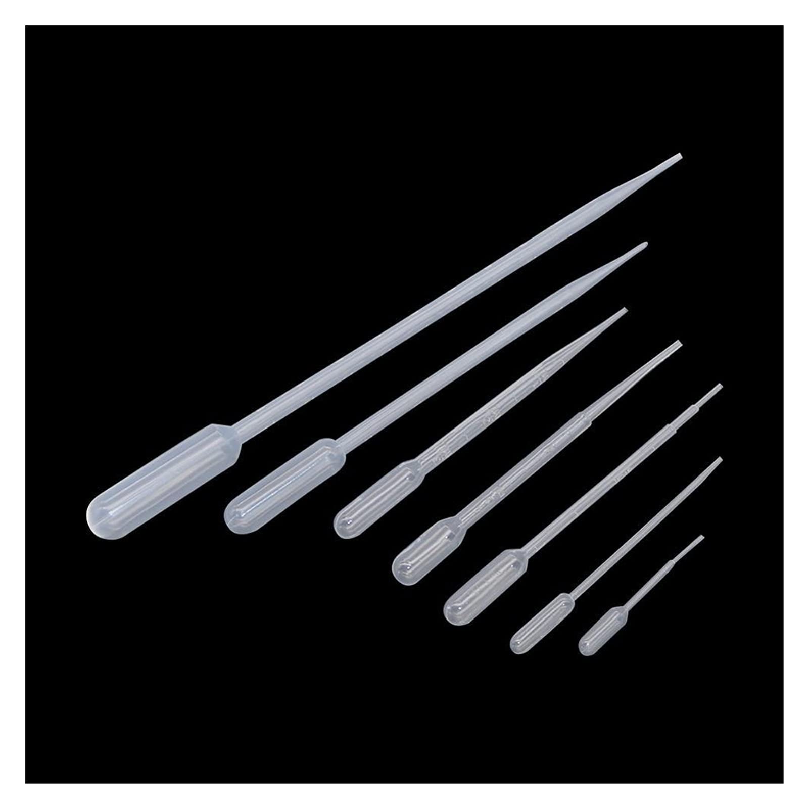 JINSUO 0.2/0.5/1/2/3/5/10ML Laboratory Pipette Plastic Disposable Graduated Pasteur Pipette LDPE Liquid Dropper Lab Supplies 10 Pcs (Capacity : 0.2ml)