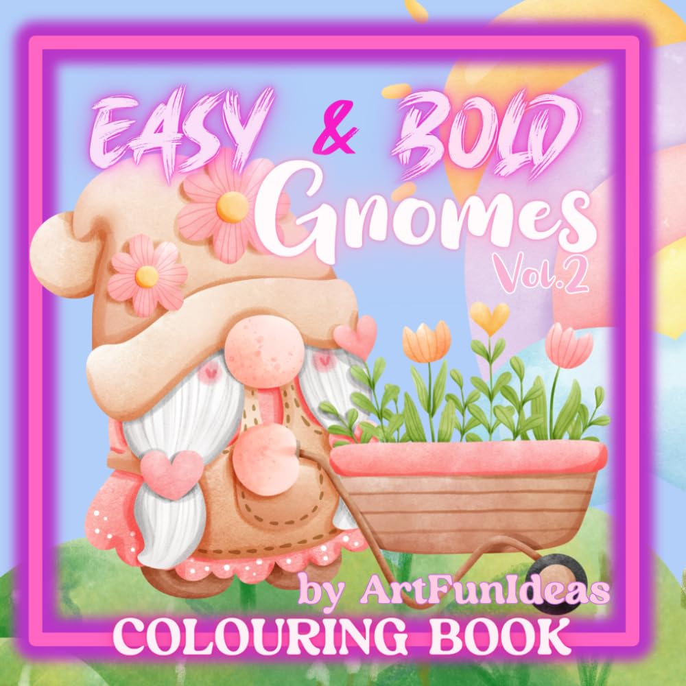 EASY & BOLD Gnomes Vol.2: COLORING BOOK