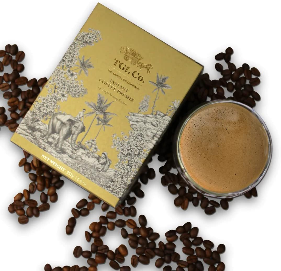 TGL Co. Instant Coffee Premix Sachet 14 Sachet 252 Gram (Each Sachet - 18g)