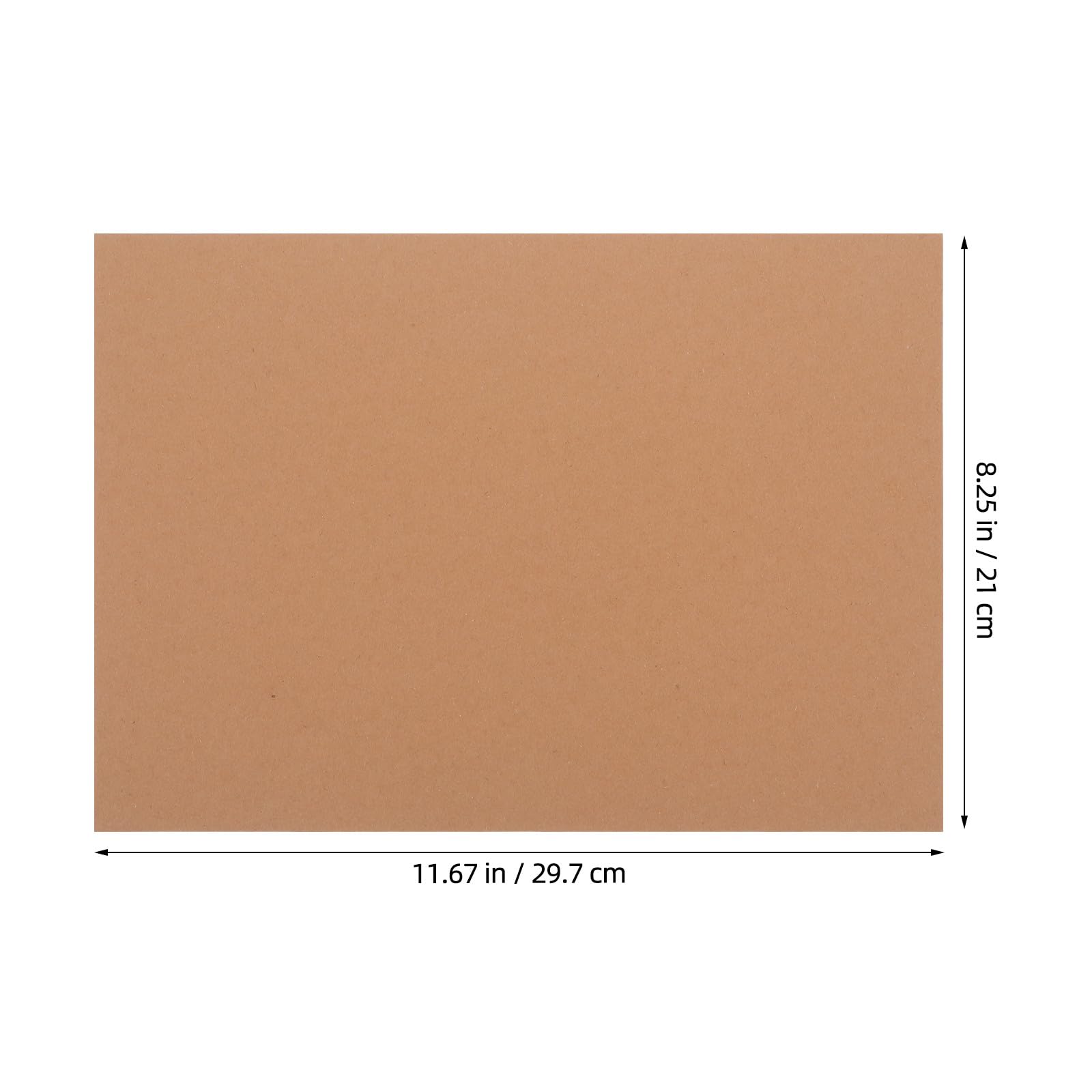 OATIPHO 120 Hojas Papel Kraft A4 para Manualidades Superficie Lisa sin Recubrimiento y Cartulina Gruesa para Proyectos Creativos y Apuntes Aula Color Caqui