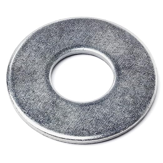 TheMujtaba (M8) Flat Washer, Zinc Plated Finish Flat Washers For Bolt Screw Suitable for Factories Repair, Kitchens, Shops, and Outdoor Construction by Bolt Dropper