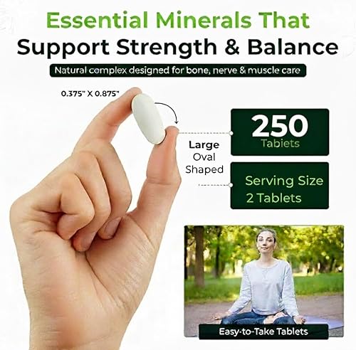 Miniatura 4 de Natural Nutra Calcio, magnesio y zinc con vitamina D3 - Suplemento CMZ  Fuerza ósea, apoyo inmunológico, salud muscular y nerviosa - Suplemento de