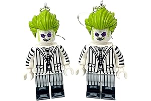 Compatible with Beetlejuice Earrings STERLING SILVER Hooks Beetle Juice Horror Movie Halloween Beatle Beatlejuice