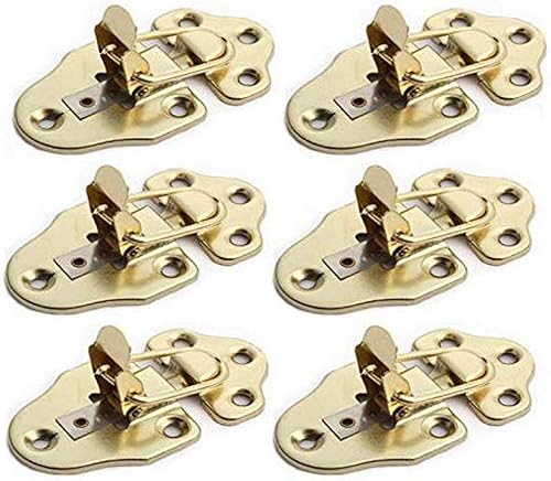 Cerraduras de mesa de metal para mesa de entrenamiento de comedor, Hebillas Conectores, accesorios de hardware de hoja de mesa, chapado en oro de